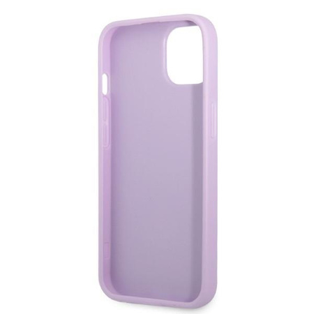 Etui Guess GUHCP13SPS4MU na iPhone 13 mini purpurowy/purple hardcase Saffiano 4G Small Metal Logo