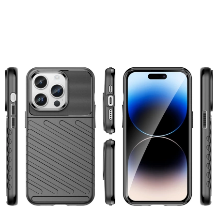 HURTEL THUNDER CASE ETUI DO IPHONE 14 PRO MAX PANCERNE OCHRONNY POKROWIEC