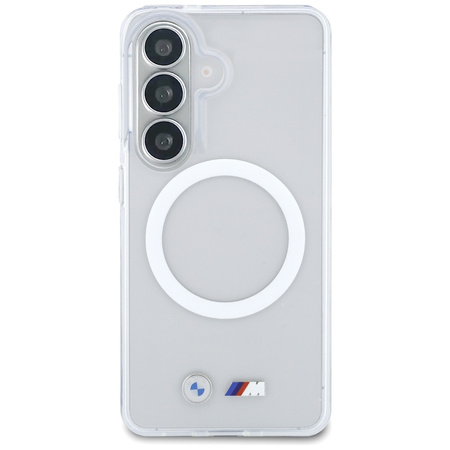 Etui BMW IML Shockproof Metal Logo       MagSafe do Samsung Galaxy S26 przezroczysty