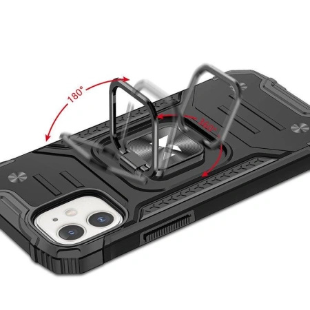 WOZINSKY POKROWIEC RING ARMOR DO IPHONE 14 PLUS PANCERNY MAGNETYCZNY UCHWYT