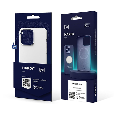 Apple iPhone 14 Pro - 3mk Hardy Silicone MagCase White