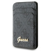 Etui Guess Wallet Card Slot Stand GUWMSHG4SHK - czarne MagSafe 4G Classic Logo
