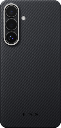 Pitaka Edge Case, Black/Grey Twill (Aaron Button) - Samsung Galaxy S26+