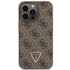 Etui Guess GUHCP13LP4TDSCPW na iPhone 13 Pro / 13 - brązowe Crossbody 4G Metal Logo
