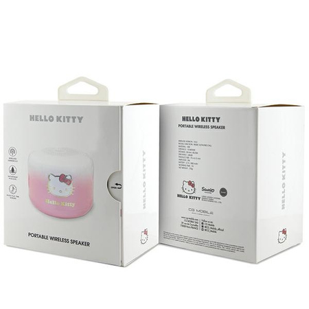 HELLO KITTY GŁOŚNIK BLUETOOTH 5.0 DO IPHONE IPAD ELEKTROPLATOWANY GRADIENT