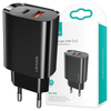 USAMS ŁADOWARKA 20W 1XUSB-C 1XUSB PD3.0 DO TELEFONÓW HUAWEI XIAOMI SAMSUNG