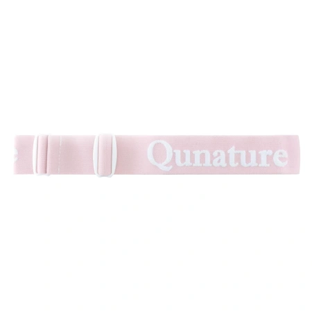 Gogle narciarskie Qunature Pink bezramkowe - różowe