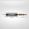 Ugreen adapter audio jack 3.5mm męski do jack 2.5mm żeński czarny (20502)