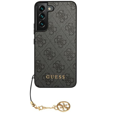 Etui Guess GUHCS23MGF4GGR S23+ S916 - szare hardcase 4G Charms Collection