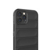Magic Shield Case etui do iPhone 12 Pro elastyczny pancerny pokrowiec burgundowy
