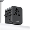 USAMS ŁADOWARKA SIECIOWA TRAVEL ADAPTER 17W DO US/AU/EU/UK Z USB-C USB-A