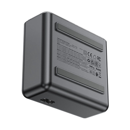 Wielofunkcyjny adapter Acefast Z4 PD 218W GaN 3 x USB-C + USB-A z 4 portami - szary