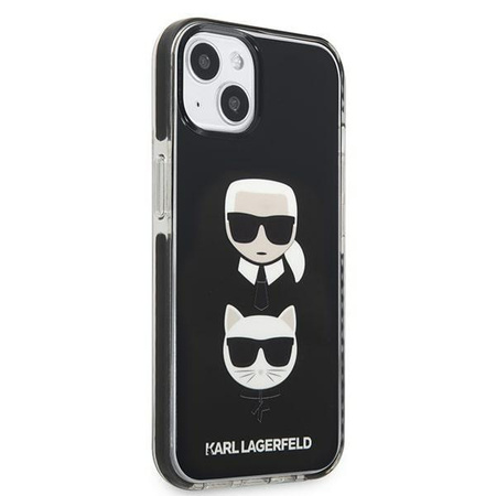 Karl Lagerfeld KLHCP13STPE2TK iPhone 13 mini 5,4" hardcase czarny/black Karl&Choupette Head