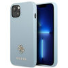 Guess GUHCP13SPS4MB iPhone 13 mini 5,4" niebieski/blue hardcase Saffiano 4G Small Metal Logo