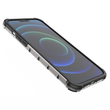 HURTEL ETUI PANCERNE DO IPHONE 13 PRO MAX HONEYCOMB Z ŻELOWĄ RAMKĄ