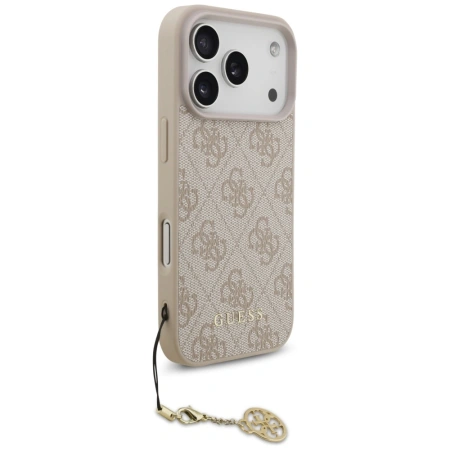 GUESS ETUI 4G CHARMS COLLECTION MAGSAFE DO IPHONE 17 PRO Z LUKSUSOWYM