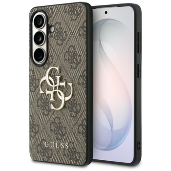 Etui Guess 4G Big Metal Logo do Samsung  Galaxy S26 brązowy