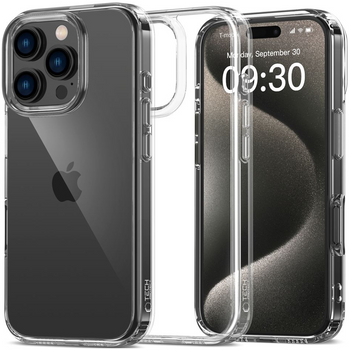 TECH-PROTECT ETUI FLEXAIR HYBRID DO IPHONE 16 PRO MAX PRZEZROCZYSTE OCHRONA