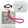 Guess GUACAPLSVSBF AirPods Pro cover niebieski fuksja/blue fuschia Silicone Vintage