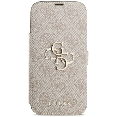 GUESS ETUI BOOK 4G METAL LOGO DO IPHONE 17 PRO MAX ZAMYKANE Z MAGNETYCZNYM