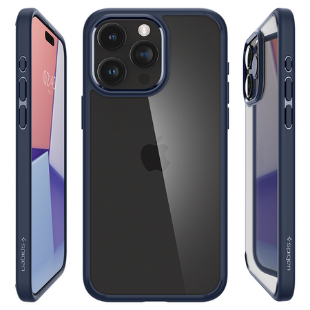 Spigen Ultra Hybrid, navy blue - iPhone 15 Pro