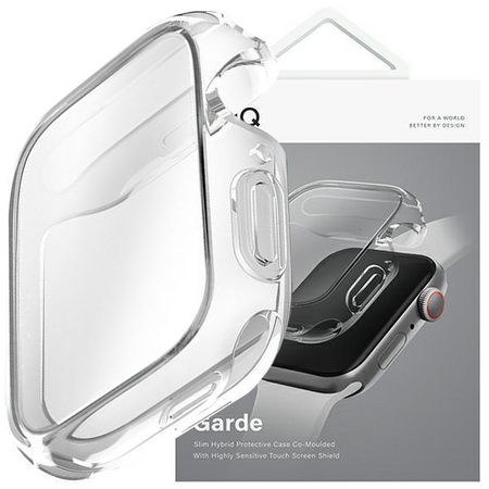 UNIQ etui Garde Apple Watch Series 7/8 45mm.  przezroczysty/clear