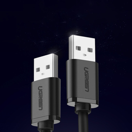 Ugreen kabel USB - USB 2.0 480Mb/s 1.5m czarny (US102)