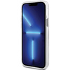 Etui Guess GUHMP12MHTRMS na iPhone 12 / iPhone 12 Pro - srebrne Metal Outline Magsafe