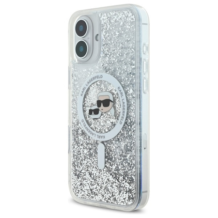 KARL LAGERFELD ETUI TRANSPARENT DO IPHONE 16 6.1 DO MAGSAFE Z LIQUID