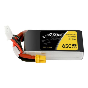 TATTU AKUMULATOR BATERIA LIPO DO MODELI RC DRONÓW 650MAH 11 1V 75C