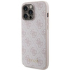 Etui Guess 4G Metal Gold Logo na iPhone 15 Pro Max - różowe