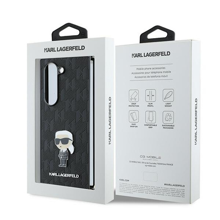 KARL LAGERFELD POKROWIEC HARDCASE DO SAMSUNG GALAXY Z FOLD6 SAFFIANO IKONIK