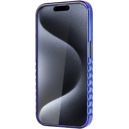 Etui Audi IML MagSafe na iPhone 15 Pro - niebieskie