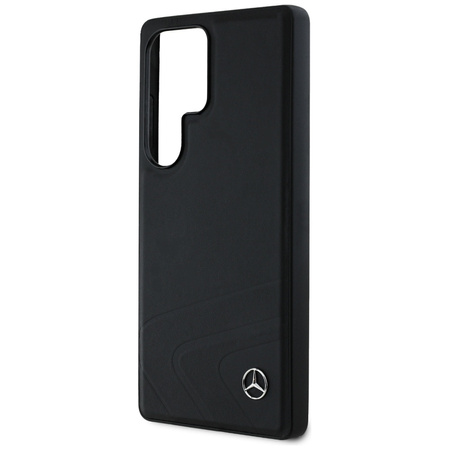 MERCEDES ETUI LEATHER HORIZONTAL CURVES DO SAMSUNG GALAXY S25 ULTRA