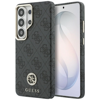 Etui Guess 4G Rhinestone Round Logo      MagSafe do Samsung Galaxy S26 Ultra czarny