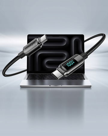 INNOSTYLE KABEL Z WYŚWIETLACZEM USB-C SZYBKIE ŁADOWANIE USB TYP C 100W 1M