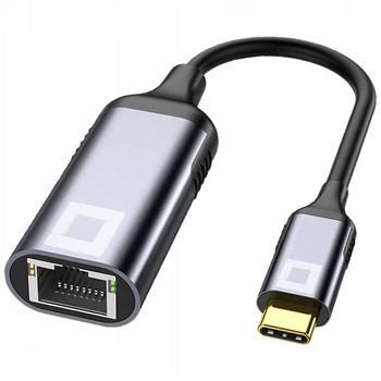 CO2 PRZEJŚCIÓWKA USB-C ETHERNET ADAPTER KARTA SIECIOWA LAN GIGABIT RJ45 1000MBPS