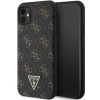 Etui Guess 4G Triangle Metal Logo na iPhone 11 / XR - czarne