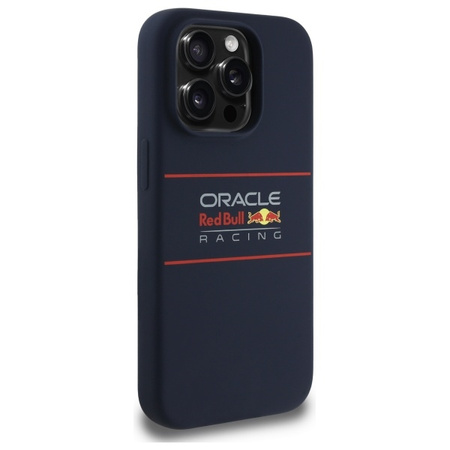 Red Bull RBHMP14L24SIHSRV iPhone 14 Pro  6.1 hardcase granatowy/navy Silicone Horizontal Logo MagSafe