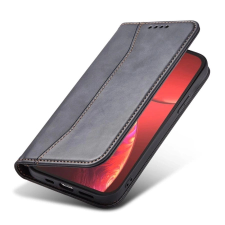 HURTEL MAGNET FANCY CASE ETUI DO IPHONE 14 POKROWIEC Z KLAPKĄ I MINI SMYCZĄ