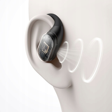 MCDODO SŁUCHAWKI BEZPRZEWODOWE ZAUSZNE BLUETOOTH 5.4 Z MIKROFONEM ETUI CLIP