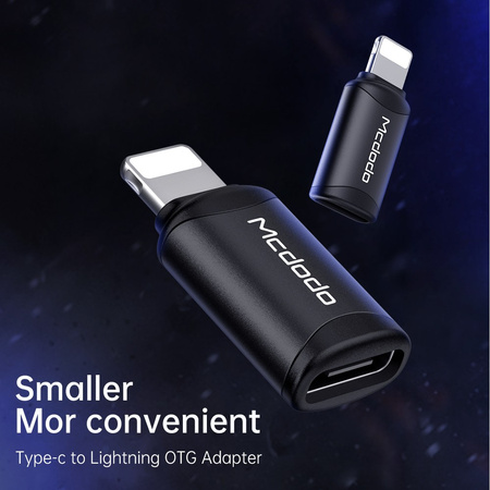 Mcdodo phone adapter USB-C to Iphone black OT-7680