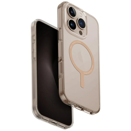 UNIQ ETUI CLARIO DO IPHONE 16 PRO MAGCLICK CHARGING PRZEZROCZYSTY ZŁOTY