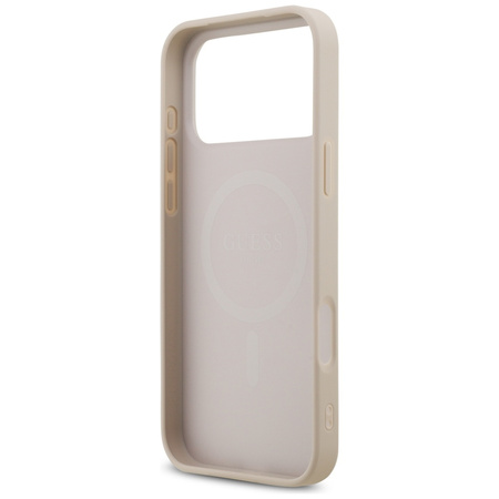 Etui Guess 4G Small 4G and Classic       MagSafe do iPhone 17 Pro Max różowy