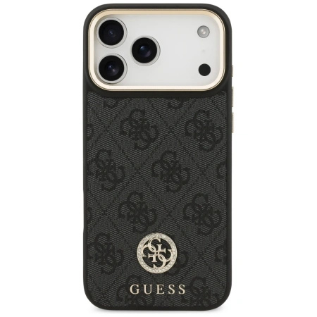 GUESS ETUI POKROWIEC DO IPHONE 17 PRO MAX 4G STRASS LOGO MAGSAFE