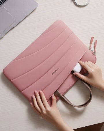 INNOSTYLE DAMSKA TORBA NA LAPTOPA 15 6 16 WODOODPORNA CARRYLITE SLIM RÓŻOWA