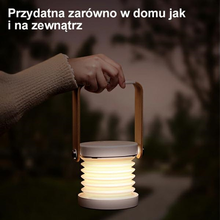 USAMS LAMPKA LED WIELOFUNKCYJNA DO BIURA SYPIALNI 3 TRYBY KONTROLA
