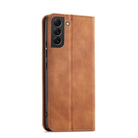 HURTEL ETUI CASE POKROWIEC MAGNETYCZNY DO SAMSUNG GALAXY S23 PLUS BRĄZOWE