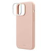 Etui Uniq Lino na iPhone 14 Pro Max - różowe blush