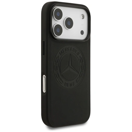 MERCEDES ETUI MAGSAFE DO IPHONE 17 PRO LEATHER VINTAGE LOGO WYSOKIEJ